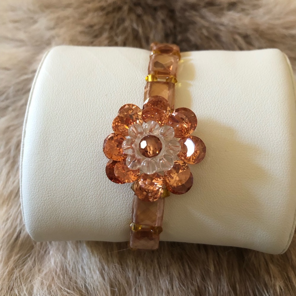 Crystal plum bracelet，new without tags